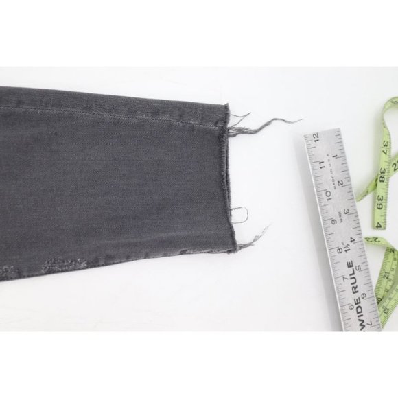 Mother Jeans Womens 26 Looker Ankle Fray Skinny Last Chance Saloon Stretch Crop - Picture 9 of 15